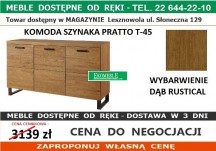 SZYNAKA PRATTO 45 KOMODA 3D D. RUSTICAL